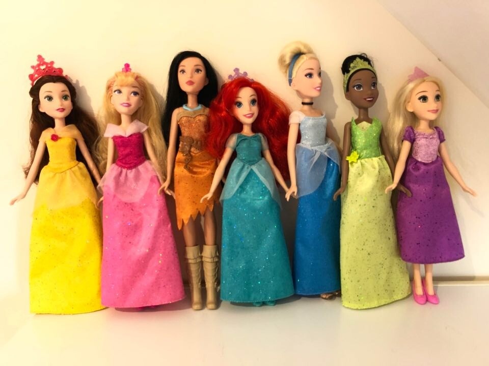 disney princess sparkling styles dolls